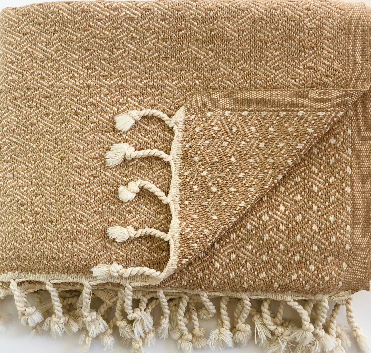 Pestemal - Hasir pattern - flat woven Turkish towel