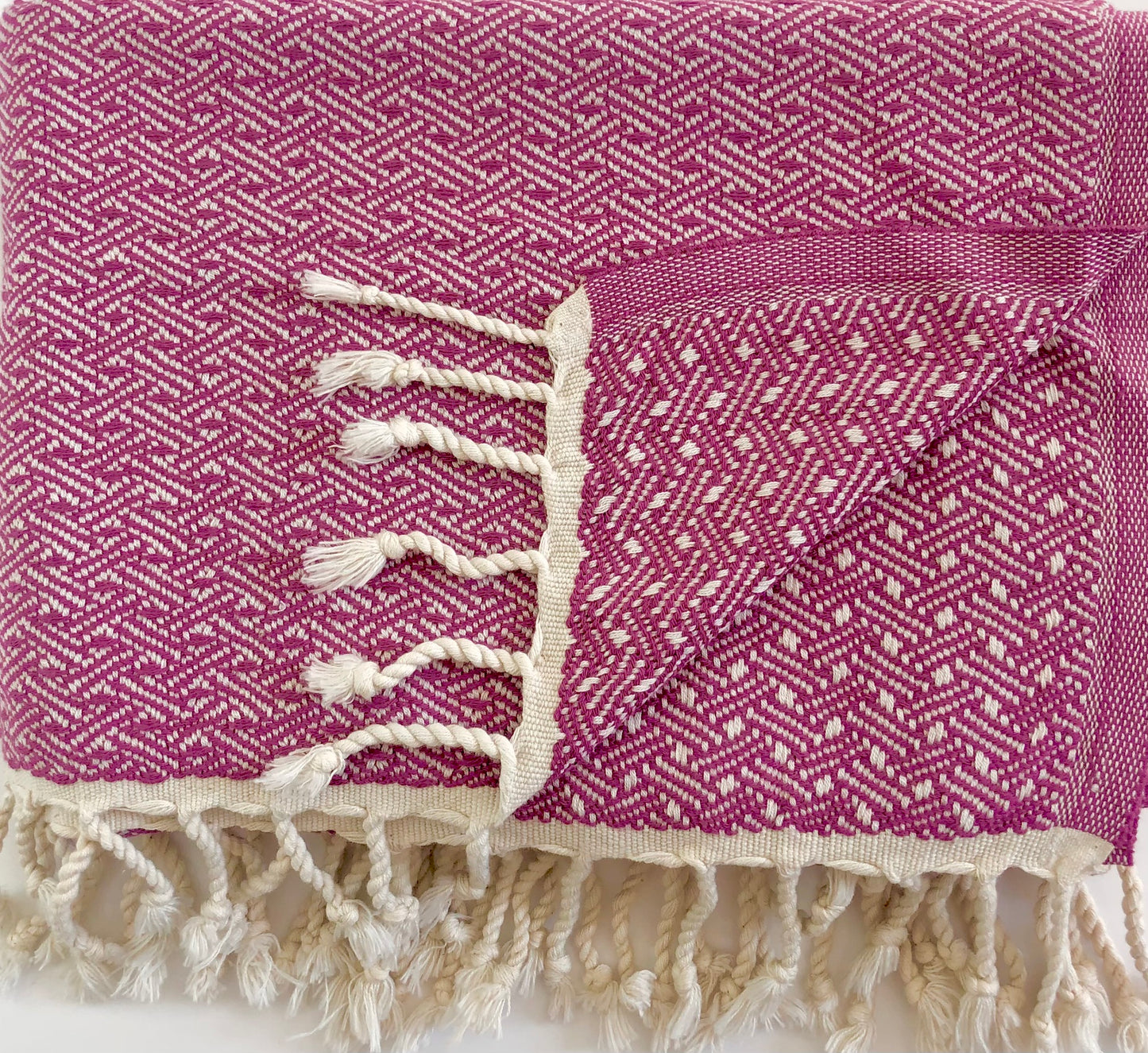 Pestemal - Hasir pattern - flat woven Turkish towel